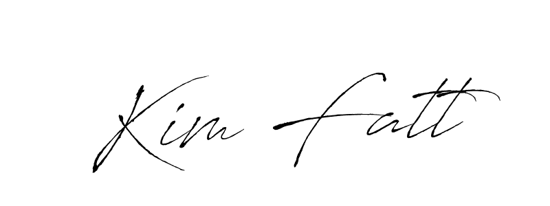 It looks lik you need a new signature style for name Kim Fatt. Design unique handwritten (Antro_Vectra) signature with our free signature maker in just a few clicks. Kim Fatt signature style 6 images and pictures png