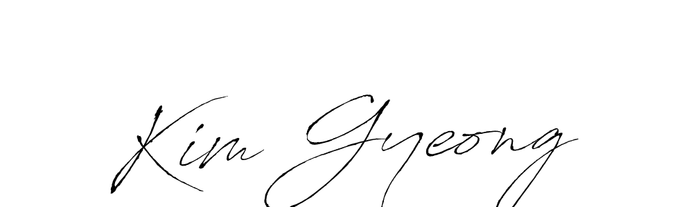 How to make Kim Gyeong name signature. Use Antro_Vectra style for creating short signs online. This is the latest handwritten sign. Kim Gyeong signature style 6 images and pictures png