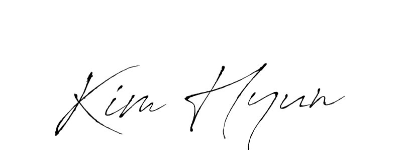 if you are searching for the best signature style for your name Kim Hyun. so please give up your signature search. here we have designed multiple signature styles  using Antro_Vectra. Kim Hyun signature style 6 images and pictures png