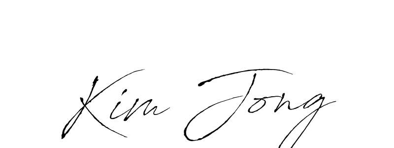 How to make Kim Jong name signature. Use Antro_Vectra style for creating short signs online. This is the latest handwritten sign. Kim Jong signature style 6 images and pictures png