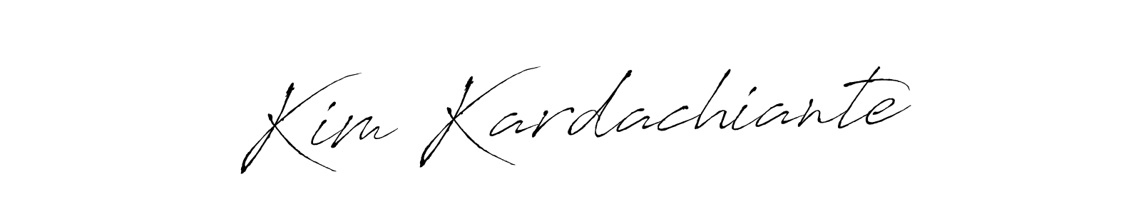 Antro_Vectra is a professional signature style that is perfect for those who want to add a touch of class to their signature. It is also a great choice for those who want to make their signature more unique. Get Kim Kardachiante name to fancy signature for free. Kim Kardachiante signature style 6 images and pictures png