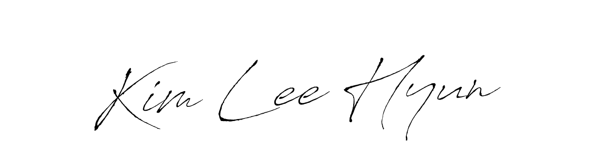 Use a signature maker to create a handwritten signature online. With this signature software, you can design (Antro_Vectra) your own signature for name Kim Lee Hyun. Kim Lee Hyun signature style 6 images and pictures png