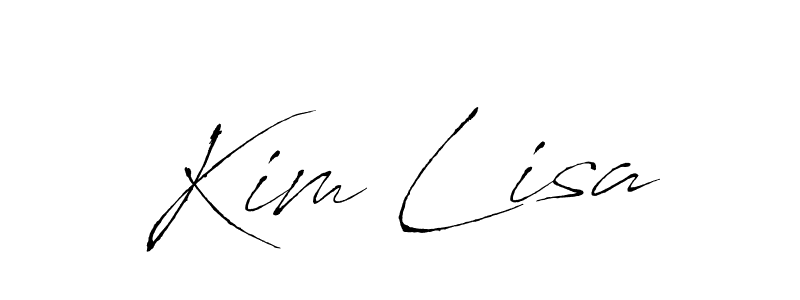 Design your own signature with our free online signature maker. With this signature software, you can create a handwritten (Antro_Vectra) signature for name Kim Lisa. Kim Lisa signature style 6 images and pictures png