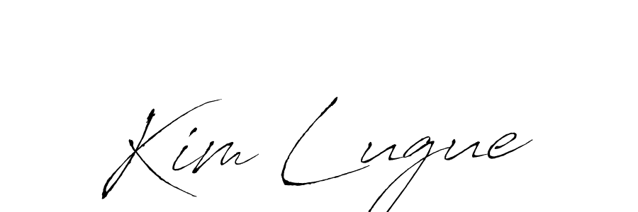 Similarly Antro_Vectra is the best handwritten signature design. Signature creator online .You can use it as an online autograph creator for name Kim Lugue. Kim Lugue signature style 6 images and pictures png