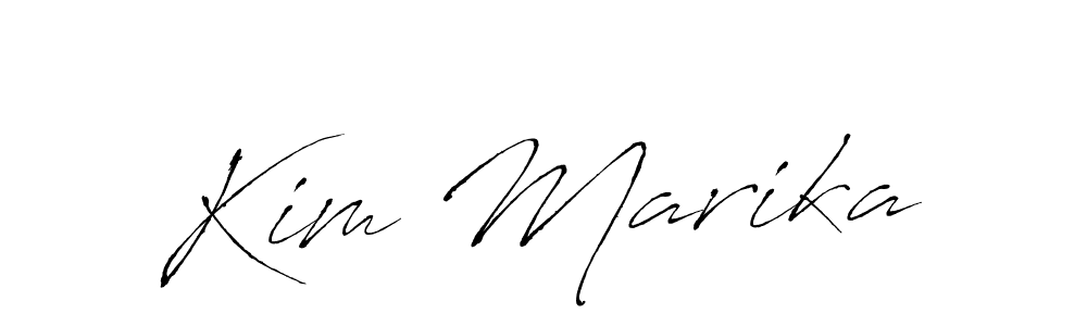 if you are searching for the best signature style for your name Kim Marika. so please give up your signature search. here we have designed multiple signature styles  using Antro_Vectra. Kim Marika signature style 6 images and pictures png