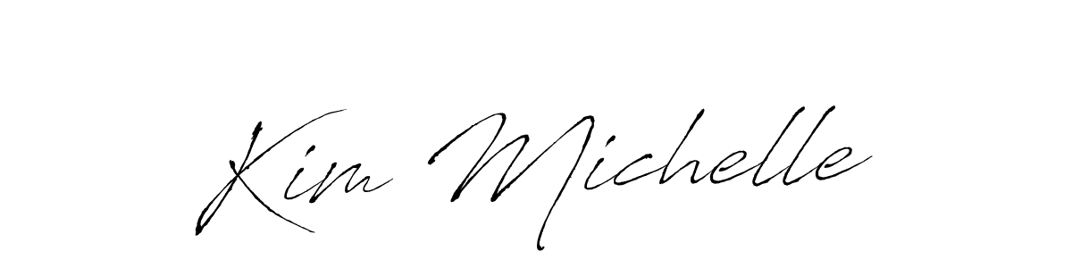How to Draw Kim Michelle signature style? Antro_Vectra is a latest design signature styles for name Kim Michelle. Kim Michelle signature style 6 images and pictures png