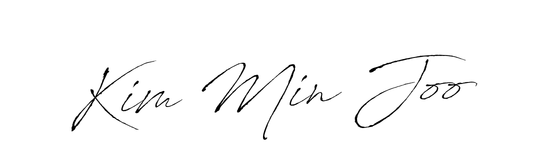 Kim Min Joo stylish signature style. Best Handwritten Sign (Antro_Vectra) for my name. Handwritten Signature Collection Ideas for my name Kim Min Joo. Kim Min Joo signature style 6 images and pictures png