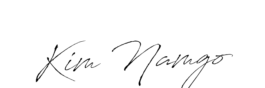 Best and Professional Signature Style for Kim Namgo. Antro_Vectra Best Signature Style Collection. Kim Namgo signature style 6 images and pictures png