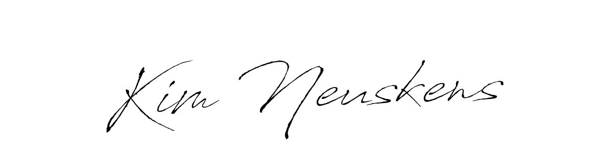 Make a beautiful signature design for name Kim Neuskens. With this signature (Antro_Vectra) style, you can create a handwritten signature for free. Kim Neuskens signature style 6 images and pictures png