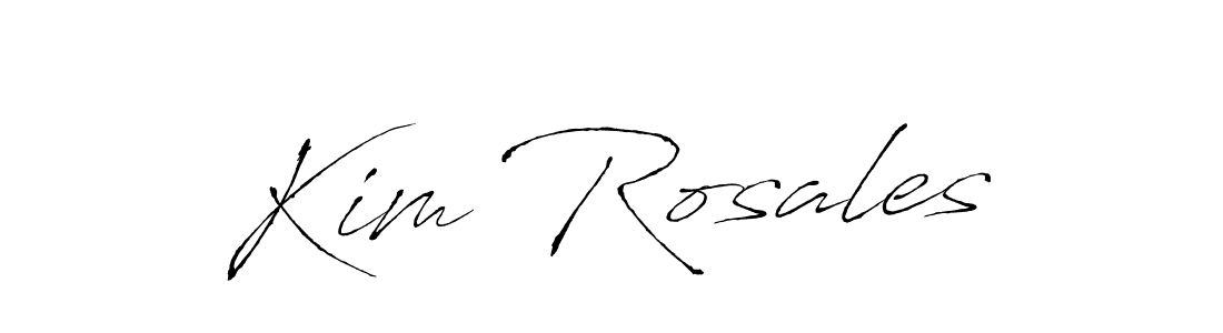 How to make Kim Rosales name signature. Use Antro_Vectra style for creating short signs online. This is the latest handwritten sign. Kim Rosales signature style 6 images and pictures png
