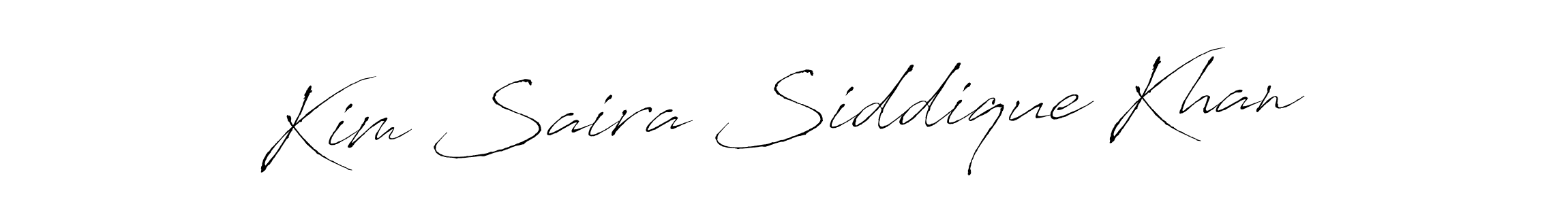 if you are searching for the best signature style for your name Kim Saira Siddique Khan. so please give up your signature search. here we have designed multiple signature styles  using Antro_Vectra. Kim Saira Siddique Khan signature style 6 images and pictures png