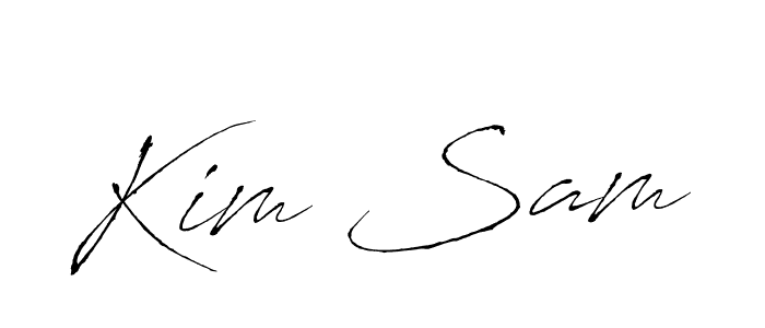 Antro_Vectra is a professional signature style that is perfect for those who want to add a touch of class to their signature. It is also a great choice for those who want to make their signature more unique. Get Kim Sam name to fancy signature for free. Kim Sam signature style 6 images and pictures png