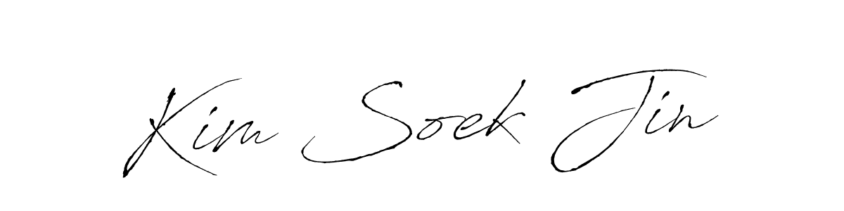 It looks lik you need a new signature style for name Kim Soek Jin. Design unique handwritten (Antro_Vectra) signature with our free signature maker in just a few clicks. Kim Soek Jin signature style 6 images and pictures png