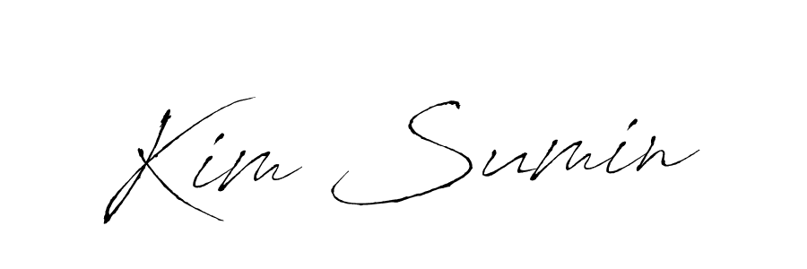 This is the best signature style for the Kim Sumin name. Also you like these signature font (Antro_Vectra). Mix name signature. Kim Sumin signature style 6 images and pictures png