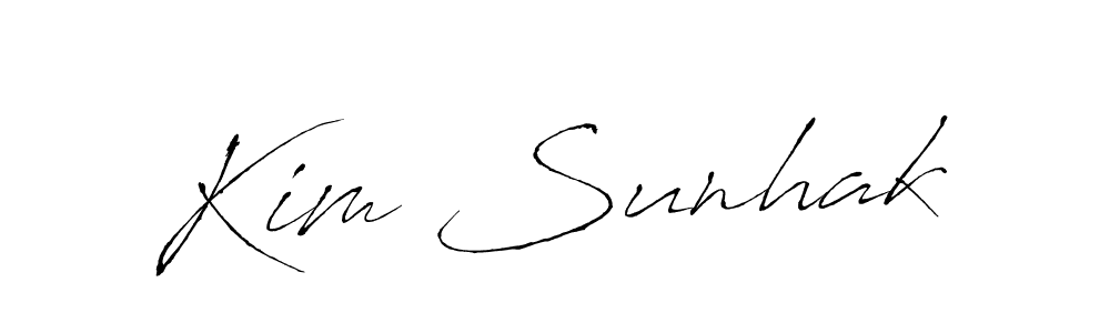 It looks lik you need a new signature style for name Kim Sunhak. Design unique handwritten (Antro_Vectra) signature with our free signature maker in just a few clicks. Kim Sunhak signature style 6 images and pictures png