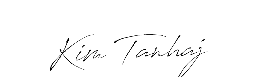 Kim Tanhaj stylish signature style. Best Handwritten Sign (Antro_Vectra) for my name. Handwritten Signature Collection Ideas for my name Kim Tanhaj. Kim Tanhaj signature style 6 images and pictures png