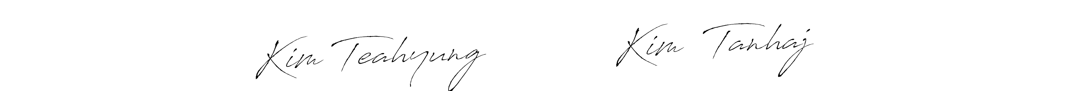Also we have Kim Teahyung            Kim  Tanhaj name is the best signature style. Create professional handwritten signature collection using Antro_Vectra autograph style. Kim Teahyung            Kim  Tanhaj signature style 6 images and pictures png
