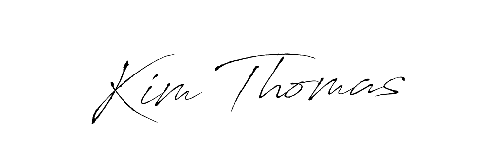 You should practise on your own different ways (Antro_Vectra) to write your name (Kim Thomas) in signature. don't let someone else do it for you. Kim Thomas signature style 6 images and pictures png