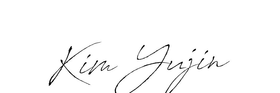 How to make Kim Yujin signature? Antro_Vectra is a professional autograph style. Create handwritten signature for Kim Yujin name. Kim Yujin signature style 6 images and pictures png