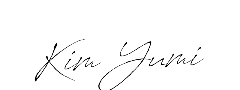 Also we have Kim Yumi name is the best signature style. Create professional handwritten signature collection using Antro_Vectra autograph style. Kim Yumi signature style 6 images and pictures png