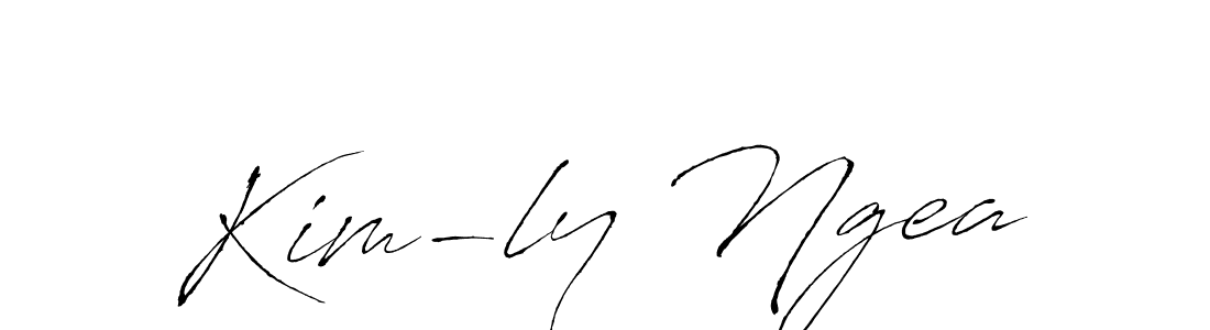 The best way (Antro_Vectra) to make a short signature is to pick only two or three words in your name. The name Kim-ly Ngea include a total of six letters. For converting this name. Kim-ly Ngea signature style 6 images and pictures png