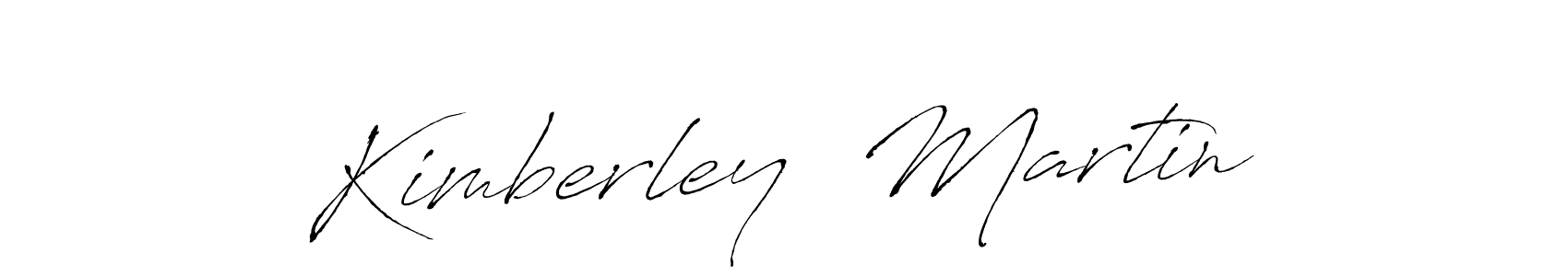 Design your own signature with our free online signature maker. With this signature software, you can create a handwritten (Antro_Vectra) signature for name Kimberley  Martin. Kimberley  Martin signature style 6 images and pictures png