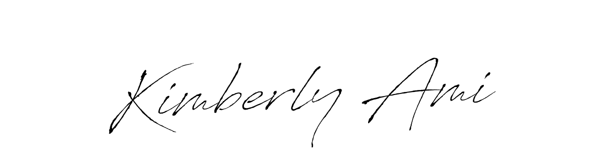 Make a beautiful signature design for name Kimberly Ami. With this signature (Antro_Vectra) style, you can create a handwritten signature for free. Kimberly Ami signature style 6 images and pictures png