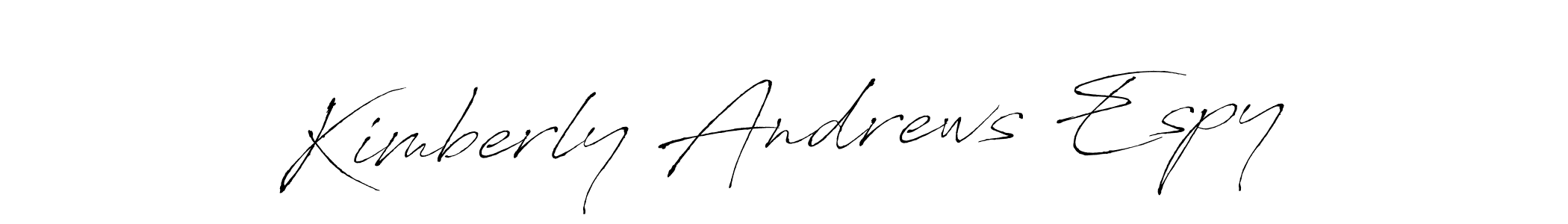 This is the best signature style for the Kimberly Andrews Espy name. Also you like these signature font (Antro_Vectra). Mix name signature. Kimberly Andrews Espy signature style 6 images and pictures png