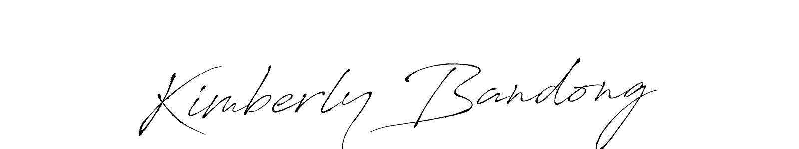 Make a beautiful signature design for name Kimberly Bandong. With this signature (Antro_Vectra) style, you can create a handwritten signature for free. Kimberly Bandong signature style 6 images and pictures png