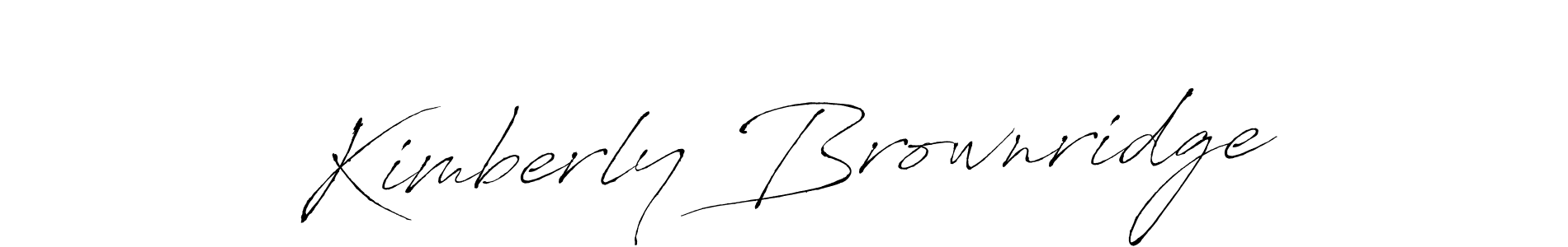 Make a beautiful signature design for name Kimberly Brownridge. With this signature (Antro_Vectra) style, you can create a handwritten signature for free. Kimberly Brownridge signature style 6 images and pictures png