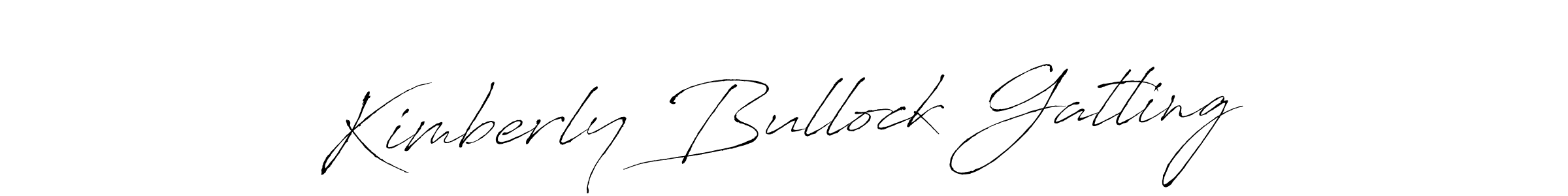 How to make Kimberly Bullock Gatling name signature. Use Antro_Vectra style for creating short signs online. This is the latest handwritten sign. Kimberly Bullock Gatling signature style 6 images and pictures png