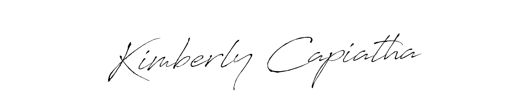 You can use this online signature creator to create a handwritten signature for the name Kimberly Capiatha. This is the best online autograph maker. Kimberly Capiatha signature style 6 images and pictures png