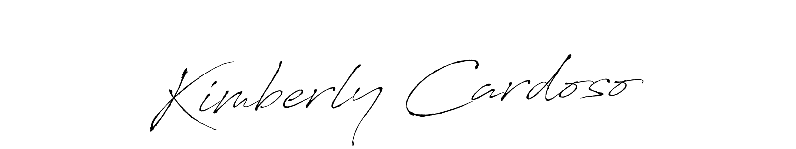 Create a beautiful signature design for name Kimberly Cardoso. With this signature (Antro_Vectra) fonts, you can make a handwritten signature for free. Kimberly Cardoso signature style 6 images and pictures png