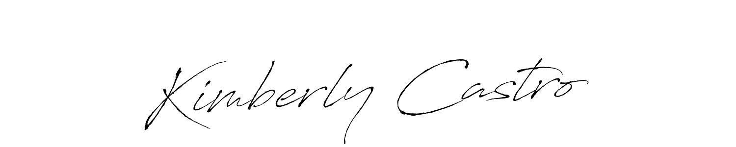 How to make Kimberly Castro name signature. Use Antro_Vectra style for creating short signs online. This is the latest handwritten sign. Kimberly Castro signature style 6 images and pictures png