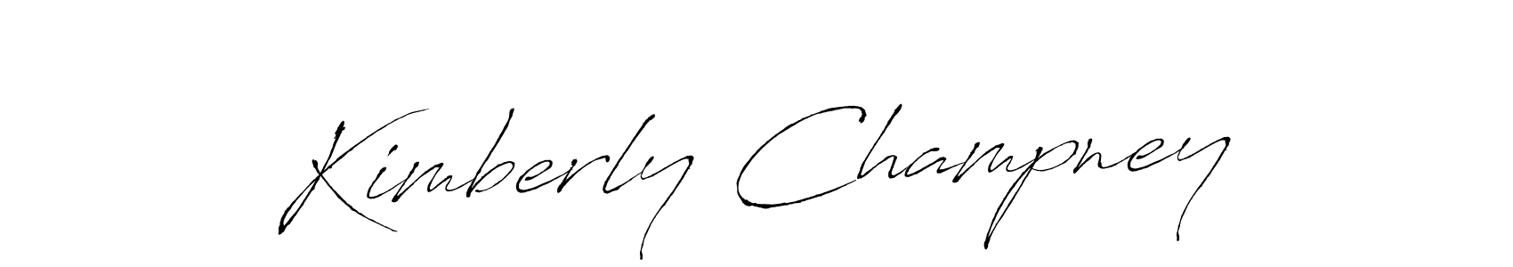 You should practise on your own different ways (Antro_Vectra) to write your name (Kimberly Champney) in signature. don't let someone else do it for you. Kimberly Champney signature style 6 images and pictures png