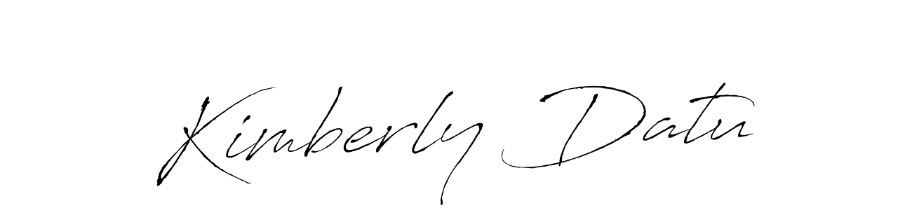 It looks lik you need a new signature style for name Kimberly Datu. Design unique handwritten (Antro_Vectra) signature with our free signature maker in just a few clicks. Kimberly Datu signature style 6 images and pictures png