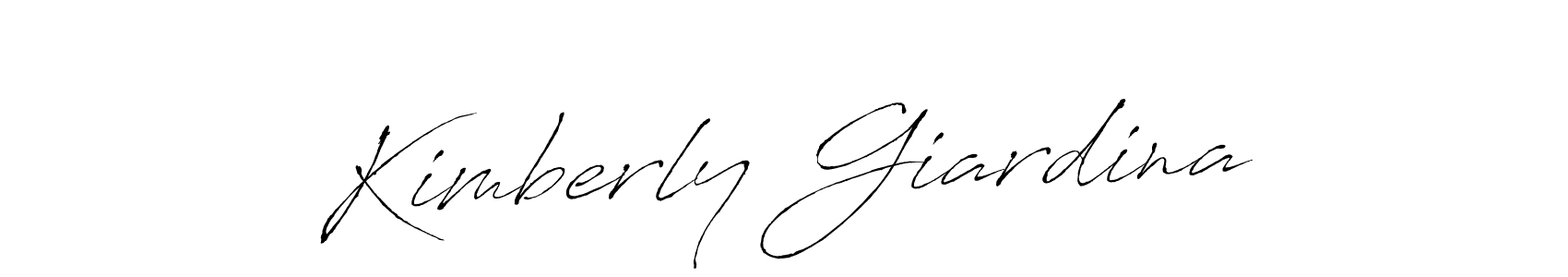 How to make Kimberly Giardina name signature. Use Antro_Vectra style for creating short signs online. This is the latest handwritten sign. Kimberly Giardina signature style 6 images and pictures png