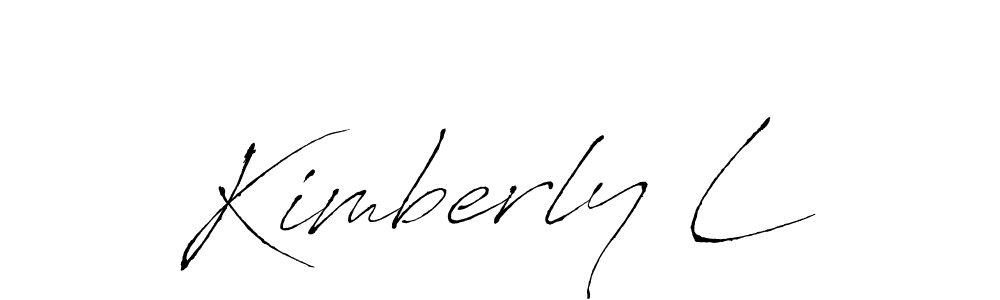 Design your own signature with our free online signature maker. With this signature software, you can create a handwritten (Antro_Vectra) signature for name Kimberly L. Kimberly L signature style 6 images and pictures png