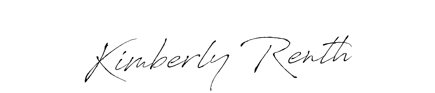 Best and Professional Signature Style for Kimberly Renth. Antro_Vectra Best Signature Style Collection. Kimberly Renth signature style 6 images and pictures png