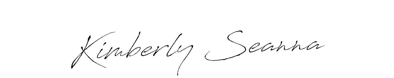 Antro_Vectra is a professional signature style that is perfect for those who want to add a touch of class to their signature. It is also a great choice for those who want to make their signature more unique. Get Kimberly Seanna name to fancy signature for free. Kimberly Seanna signature style 6 images and pictures png