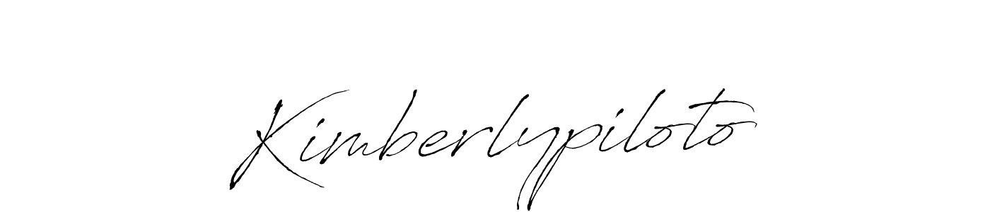 Design your own signature with our free online signature maker. With this signature software, you can create a handwritten (Antro_Vectra) signature for name Kimberlypiloto. Kimberlypiloto signature style 6 images and pictures png