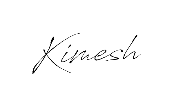 Make a beautiful signature design for name Kimesh. With this signature (Antro_Vectra) style, you can create a handwritten signature for free. Kimesh signature style 6 images and pictures png