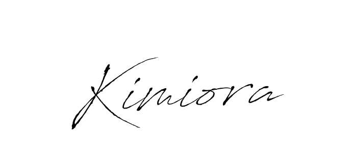 Design your own signature with our free online signature maker. With this signature software, you can create a handwritten (Antro_Vectra) signature for name Kimiora. Kimiora signature style 6 images and pictures png