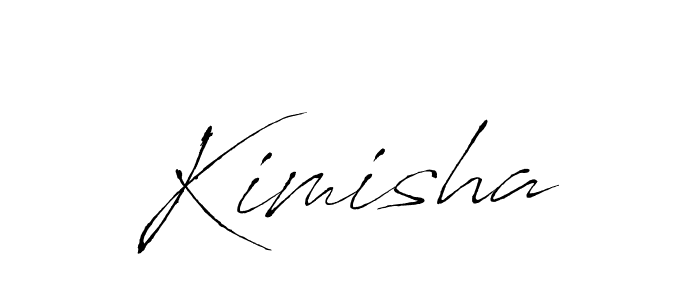 Make a beautiful signature design for name Kimisha. With this signature (Antro_Vectra) style, you can create a handwritten signature for free. Kimisha signature style 6 images and pictures png