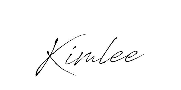 Also we have Kimlee name is the best signature style. Create professional handwritten signature collection using Antro_Vectra autograph style. Kimlee signature style 6 images and pictures png