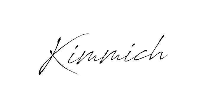 How to make Kimmich name signature. Use Antro_Vectra style for creating short signs online. This is the latest handwritten sign. Kimmich signature style 6 images and pictures png