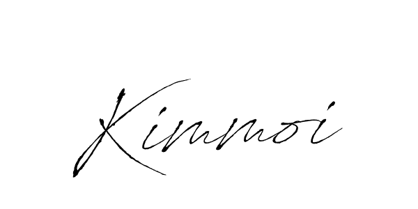 Design your own signature with our free online signature maker. With this signature software, you can create a handwritten (Antro_Vectra) signature for name Kimmoi. Kimmoi signature style 6 images and pictures png