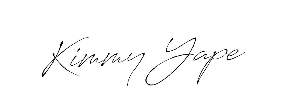 Similarly Antro_Vectra is the best handwritten signature design. Signature creator online .You can use it as an online autograph creator for name Kimmy Yape. Kimmy Yape signature style 6 images and pictures png