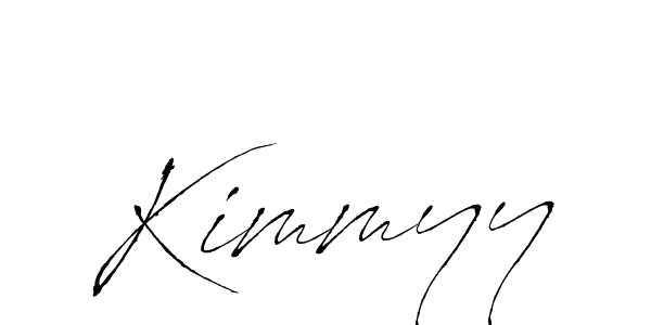 Use a signature maker to create a handwritten signature online. With this signature software, you can design (Antro_Vectra) your own signature for name Kimmyy. Kimmyy signature style 6 images and pictures png