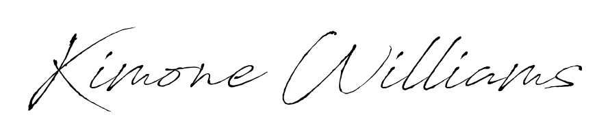 Use a signature maker to create a handwritten signature online. With this signature software, you can design (Antro_Vectra) your own signature for name Kimone Williams. Kimone Williams signature style 6 images and pictures png